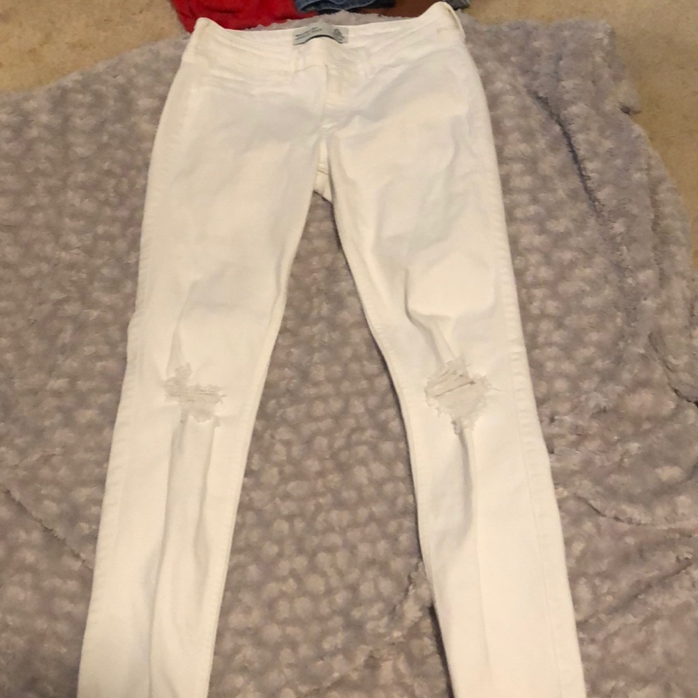 ripped white jeans